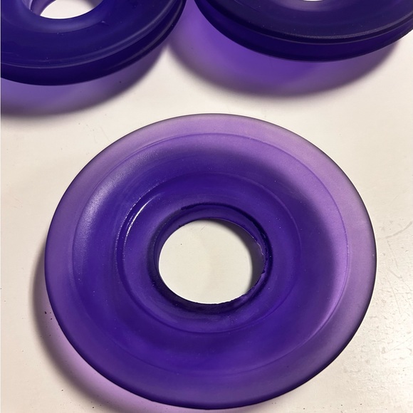 NEW Torchier Blue Purple Lamp Shade Base 4-3/4" Light Socket Aperture Set of 8 - Picture 5 of 11